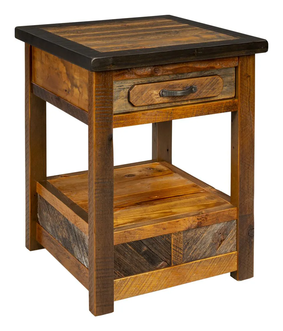 Green Gables Furniture 24006 Jackson Hole 1 Drawer Nightstand with Shelf Green Gables Furniture 24006 Jackson Hole 1 Drawer Nightstand with Shelf