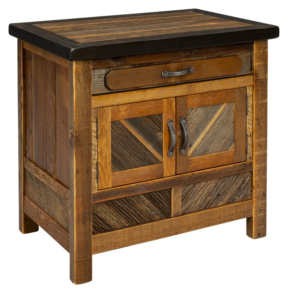 Green Gables Furniture 24008 Jackson Hole 2 Door 1 Drawer Nightstand Green Gables Furniture 24008 Jackson Hole 2 Door 1 Drawer Nightstand