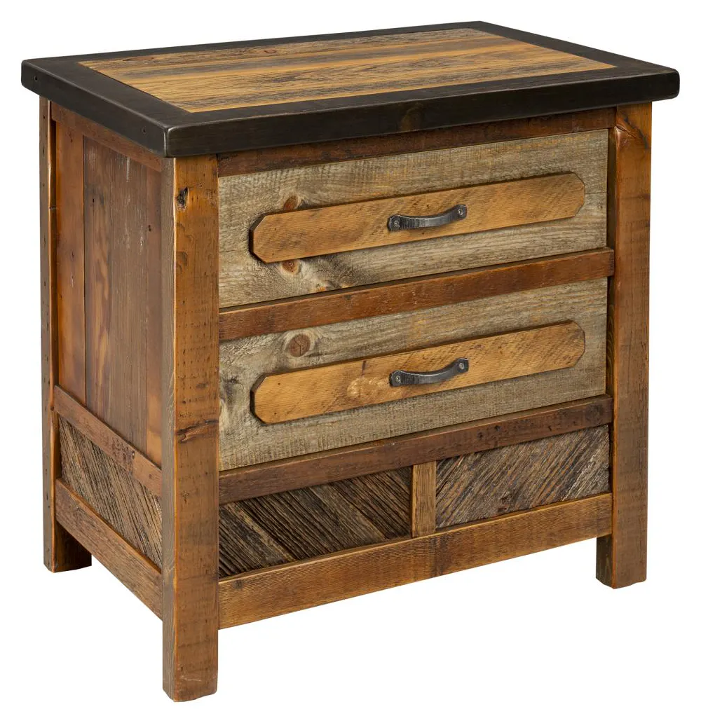 Green Gables Furniture 24004 Jackson Hole 2 Drawer Nightstand Green Gables Furniture 24004 Jackson Hole 2 Drawer Nightstand