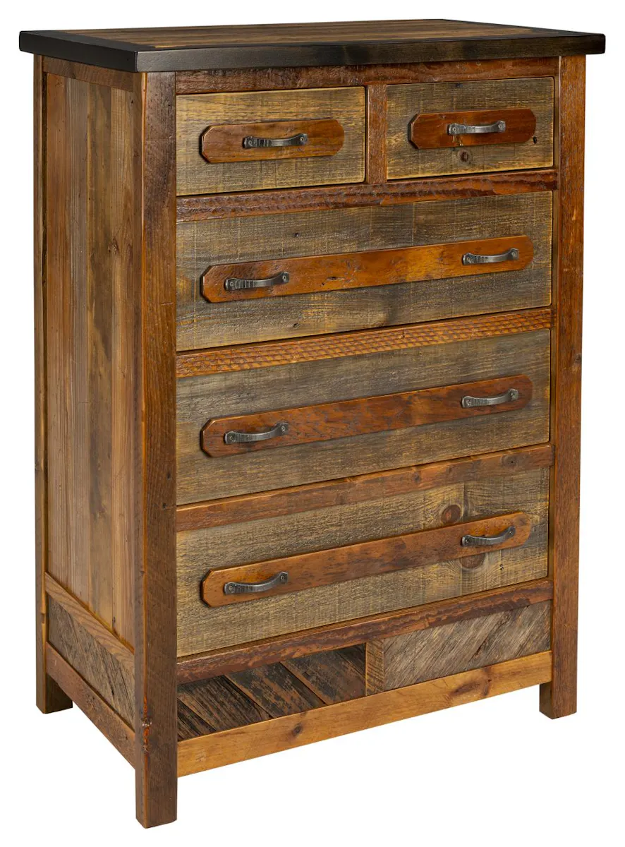 Green Gables Furniture 24023 Jackson Hole 5 Drawer Chest with Split Top Drawers Green Gables Furniture 24023 Jackson Hole 5 Drawer Chest with Split Top Drawers