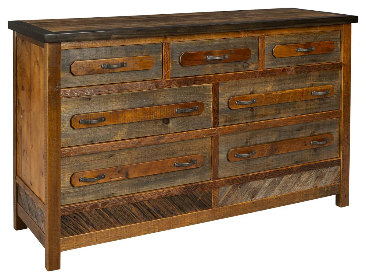 Green Gables Furniture 24027 Jackson Hole 7 Drawer Dresser Green Gables Furniture 24027 Jackson Hole 7 Drawer Dresser