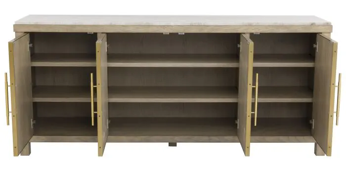Fairfield M024-17 Alchemy Four Door Credenza Fairfield M024-17 Alchemy Four Door Credenza