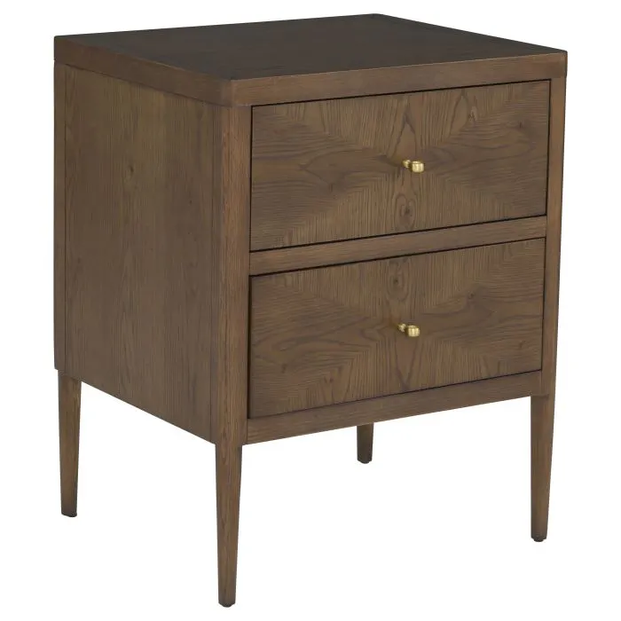 Fairfield M057-NS Maxwell Two Drawer Petite Nightstand