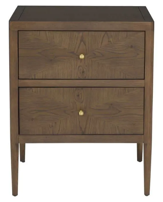Fairfield M057-NS Maxwell Two Drawer Petite Nightstand Fairfield M057-NS Maxwell Two Drawer Petite Nightstand