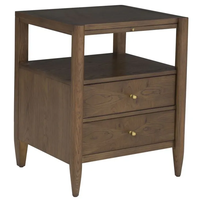 Fairfield M057-SN Maxwell Two Drawer Petite Nightstand