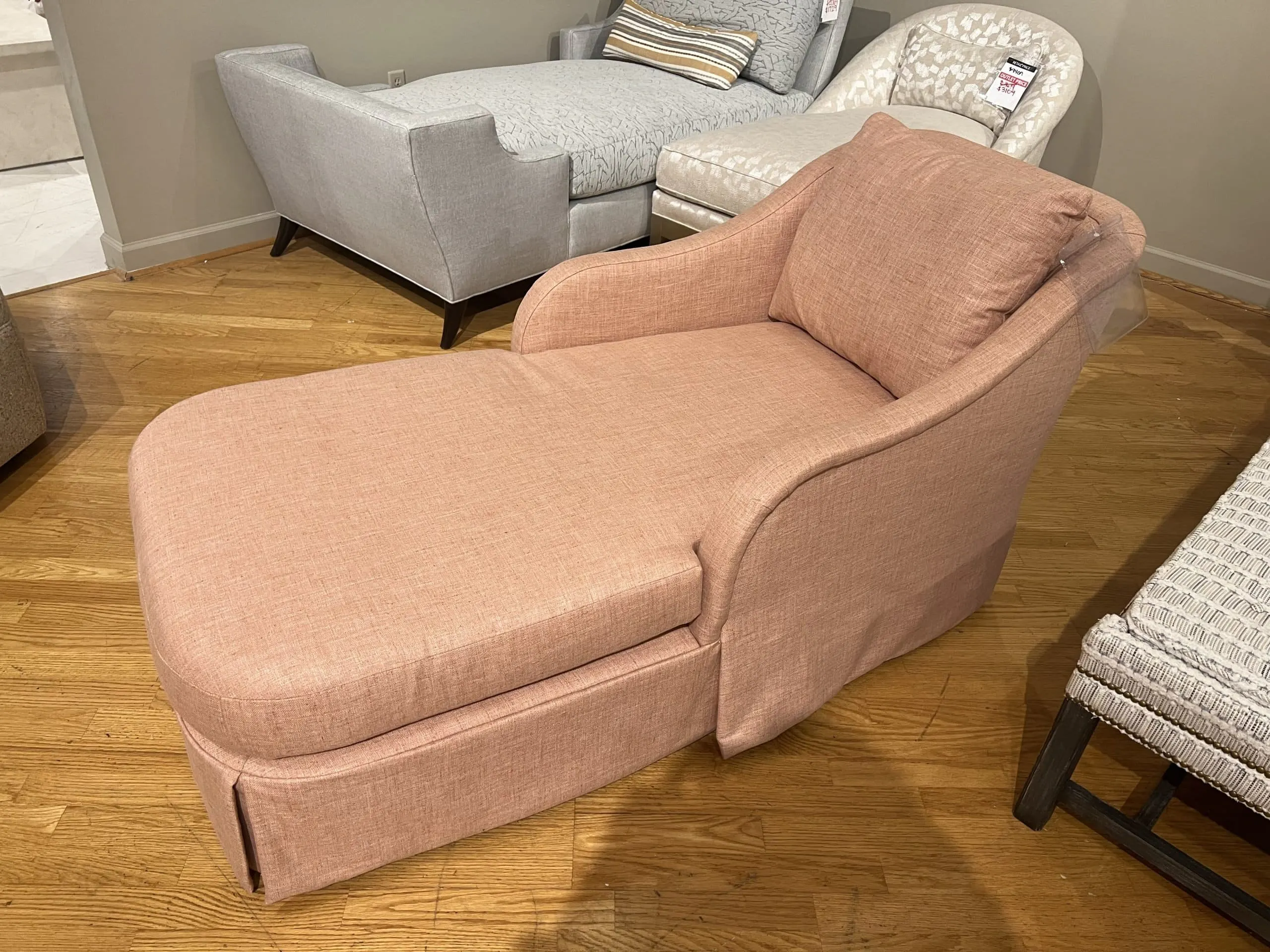 Highland House 2013-34/50 Marcel Skirted Chaise