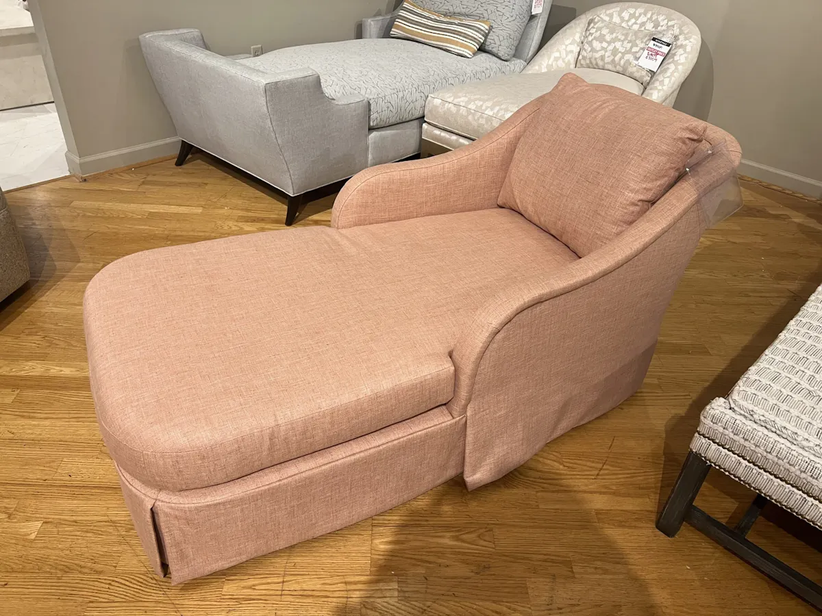 Highland House 2013-34/50 Marcel Skirted Chaise Highland House 2013-34/50 Marcel Skirted Chaise