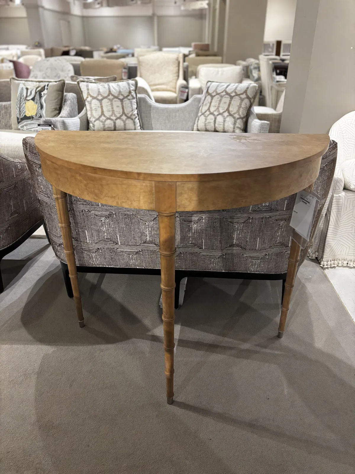 Century CR9-720/10 Details Demilune Console Table Century CR9-720/10 Details Demilune Console Table