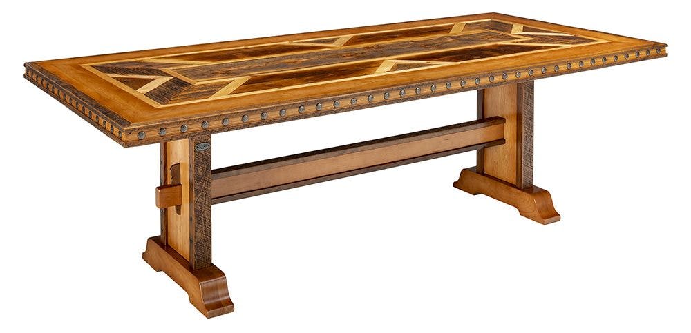 Western Heritage Furniture WH2020 Ghostwood Rectangle Dining Table 96 inch