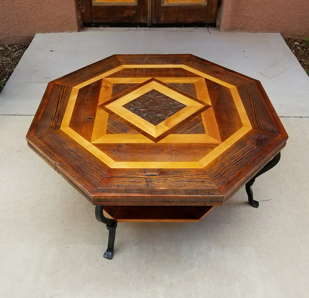 Western Heritage Furniture WH1007 Ghostwood Octagonal Cocktail Table Western Heritage Furniture WH1007 Ghostwood Octagonal Cocktail Table
