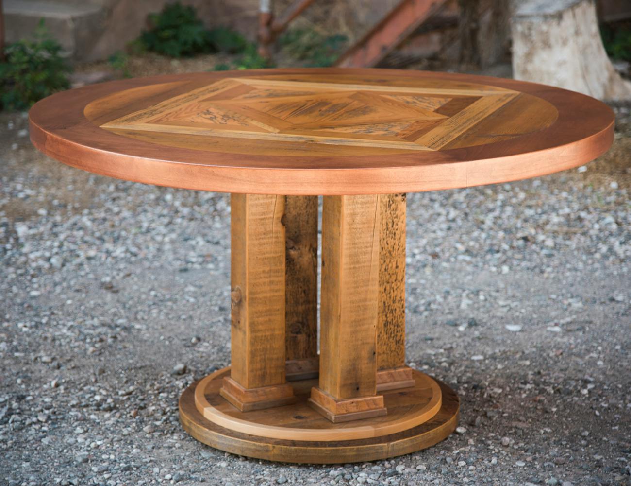 Western Heritage WH2010 Ghostwood Round Dining Table 60 inch