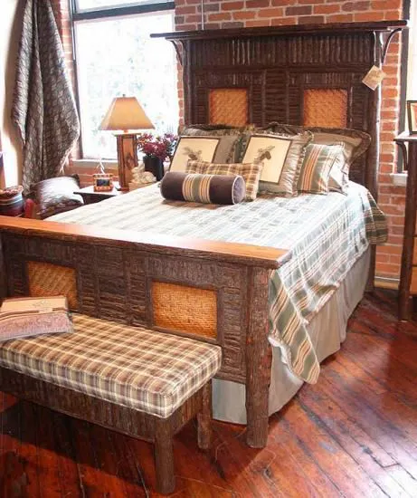 Old Hickory Furniture BR313-QU Big Ranch Panel Bed Queen Old Hickory Furniture BR313-QU Big Ranch Panel Bed Queen