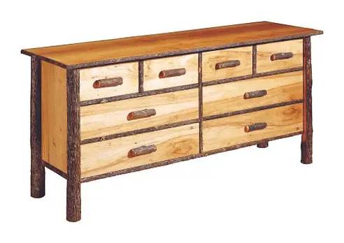 Old Hickory Furniture 140 Classic 6-Drawer Double Dresser Old Hickory Furniture 140 Classic 6-Drawer Double Dresser