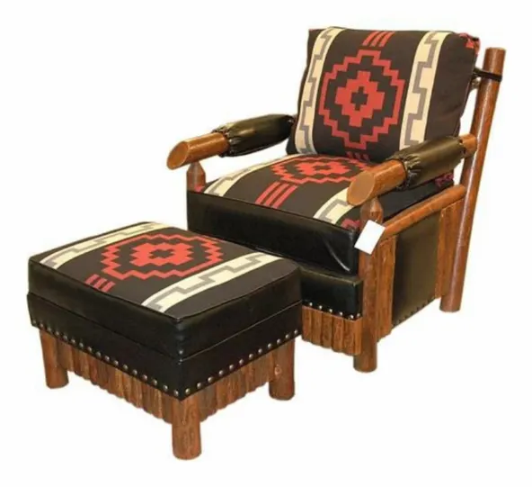 Old Hickory Furniture CC109 Cody Club Ottoman Old Hickory Furniture CC109 Cody Club Ottoman