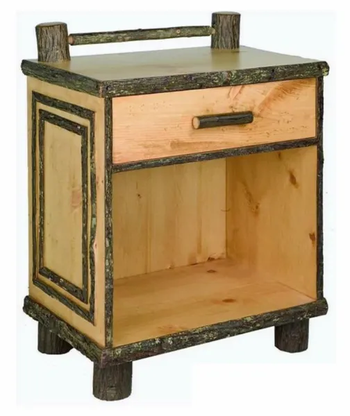 Old Hickory Furniture OFN105 Old Faithful Bedside Chest Old Hickory Furniture OFN105 Old Faithful Bedside Chest