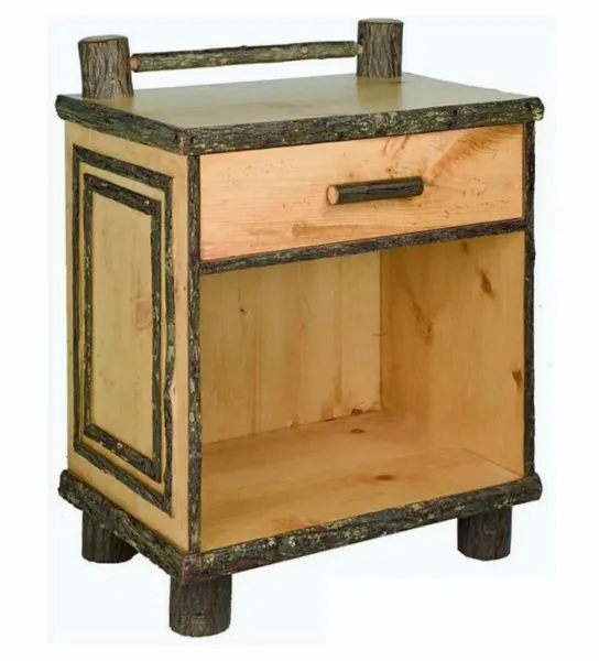 Old Hickory Furniture OFN105 Old Faithful Bedside Chest Old Hickory Furniture OFN105 Old Faithful Bedside Chest