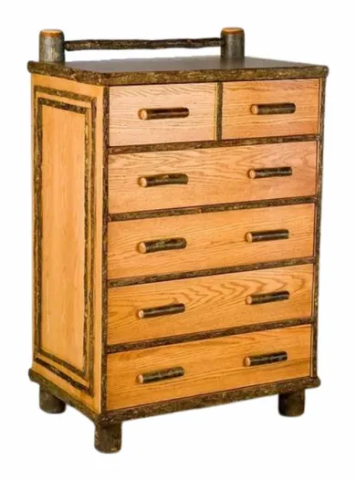 Old Hickory Furniture OF135 Old Faithful Five Drawer Chest Old Hickory Furniture OF135 Old Faithful Five Drawer Chest