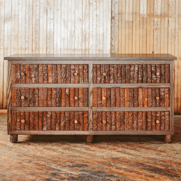 Old Hickory Furniture CAB140 Cabin Six Drawer Dresser Old Hickory Furniture CAB140 Cabin Six Drawer Dresser