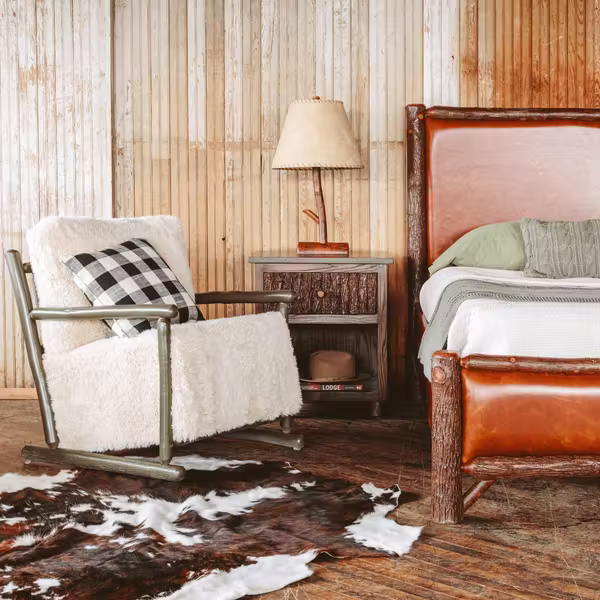 Old Hickory Furniture CAB105 Cabin Two Drawer Nightstand Old Hickory Furniture CAB105 Cabin Two Drawer Nightstand