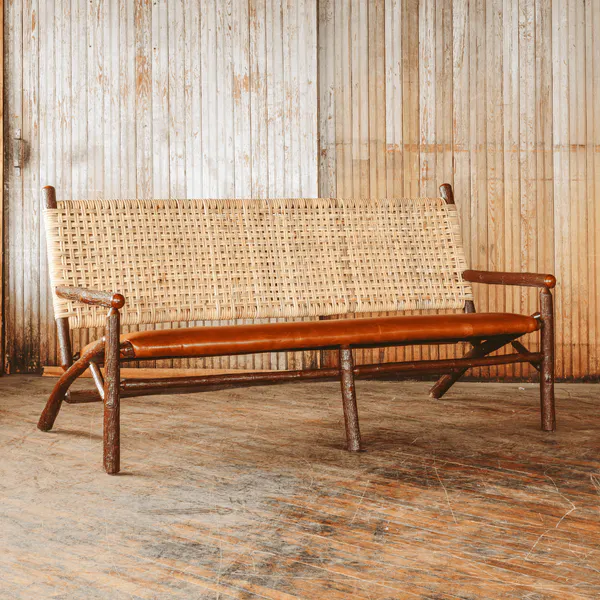 Old Hickory Furniture LEAN103 Grand Lodge Bench