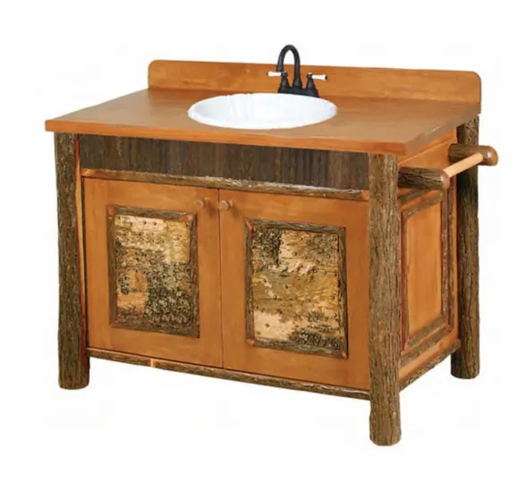 Old Hickory Furniture OF221V Old Faithful Vanity Birch Accents Old Hickory Furniture OF221V Old Faithful Vanity Birch Accents