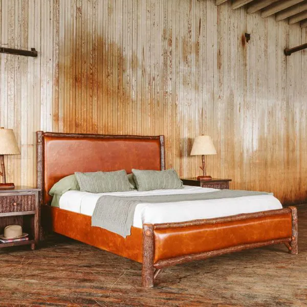 Old Hickory Furniture SL313 Sawing Logs King Bed