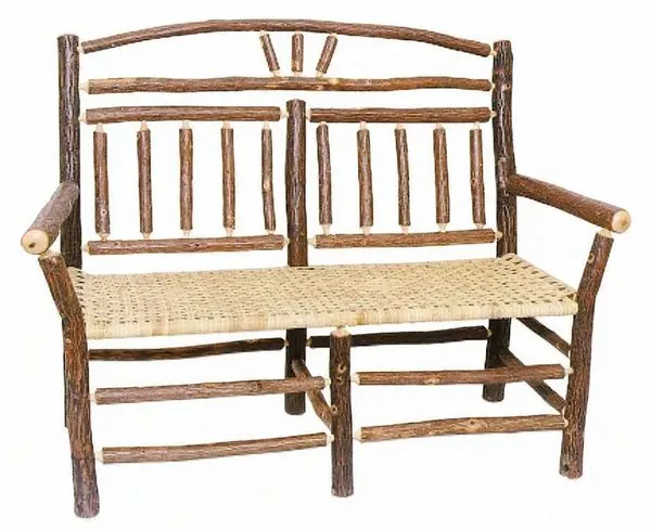 Old Hickory Furniture 610W45-OUT Wagon Wheel Outdoor Settee