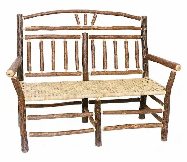 Old Hickory Furniture 610W45-OUT Wagon Wheel Outdoor Settee Old Hickory Furniture 610W45-OUT Wagon Wheel Outdoor Settee