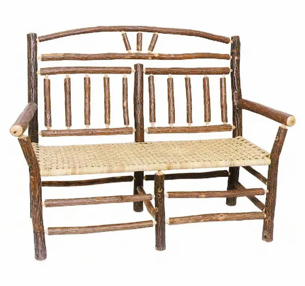 Old Hickory Furniture 610W45-OUT Wagon Wheel Outdoor Settee Old Hickory Furniture 610W45-OUT Wagon Wheel Outdoor Settee