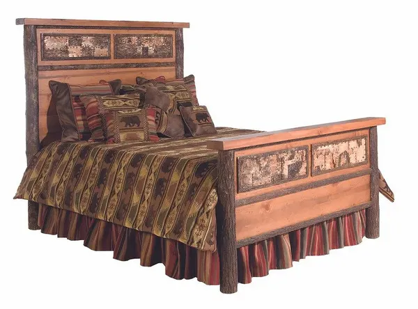 Old Hickory Furniture WL313KI-O Old Hickory Woodland King Oak Bed
