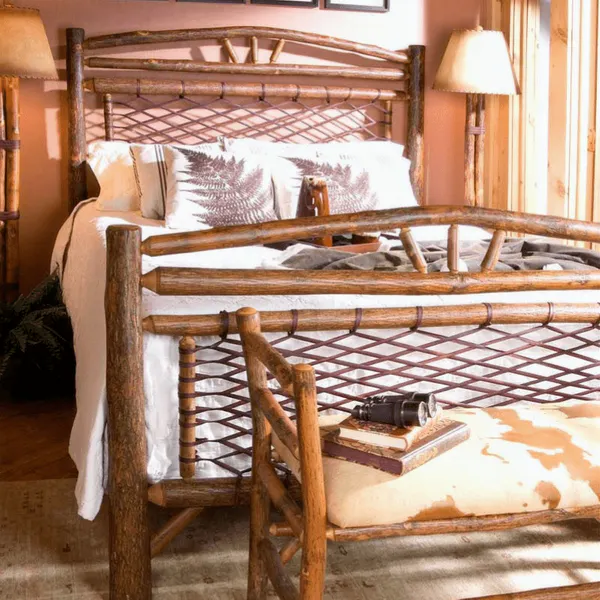 Old Hickory Furniture WW313M-ST Wagon Wheel Match Full Bed Old Hickory Furniture WW313M-ST Wagon Wheel Match Full Bed