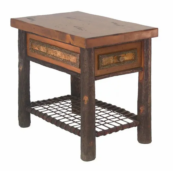 Old Hickory Furniture WL100 Woodland End Table w/ Drawer Old Hickory Furniture WL100 Woodland End Table w/ Drawer