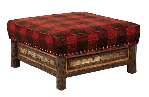 Old Hickory Furniture WL109 Woodland Ottoman Old Hickory Furniture WL109 Woodland Ottoman