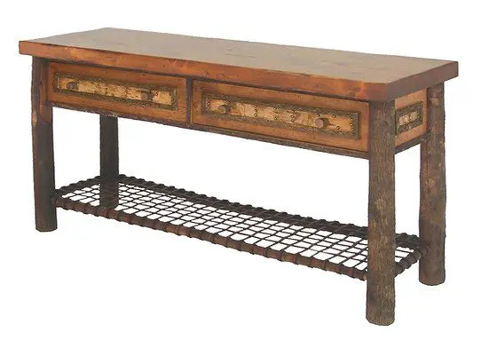 Old Hickory Furniture WL300 Woodland Sofa Table Old Hickory Furniture WL300 Woodland Sofa Table