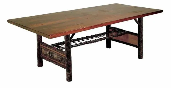 Old Hickory Furniture WLTR84 Woodland Trestle Table 84