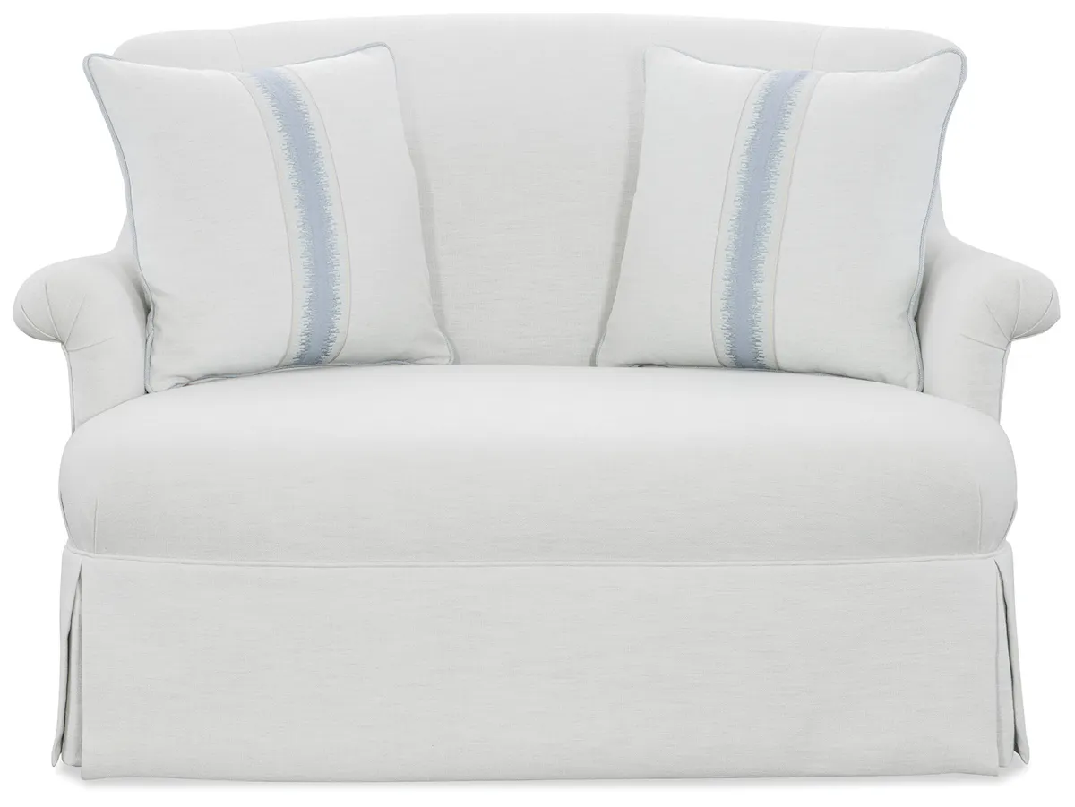 Jessica Charles 1762SK Fitzroy Skirted Settee Jessica Charles 1762SK Fitzroy Skirted Settee