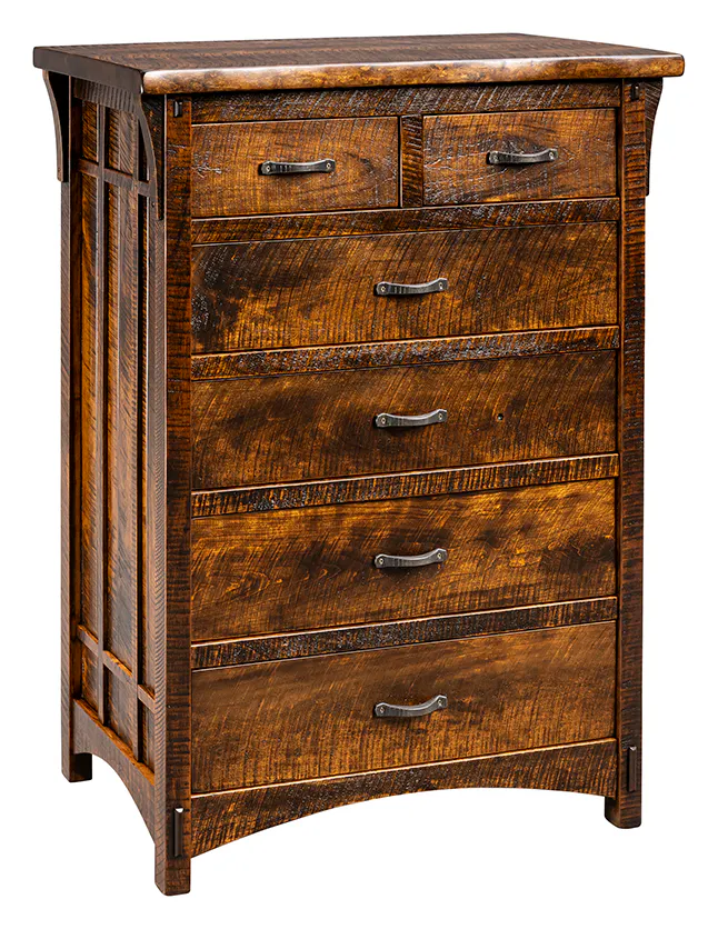 Green Gables Furniture Y4424 Montana Mission 6 Drawer Chest Green Gables Furniture Y4424 Montana Mission 6 Drawer Chest