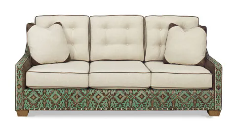 Green Gables Furniture 600250-SF Cosmopolitan Sofa Jewel Green Gables Furniture 600250-SF Cosmopolitan Sofa Jewel