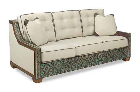 Green Gables Furniture 600250-SF Cosmopolitan Sofa Jewel Green Gables Furniture 600250-SF Cosmopolitan Sofa Jewel