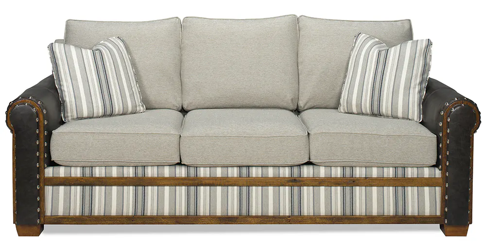 Green Gables Furniture 6071410-SF Remington Open Sofa Promo Coal Haze Green Gables Furniture 6071410-SF Remington Open Sofa Promo Coal Haze