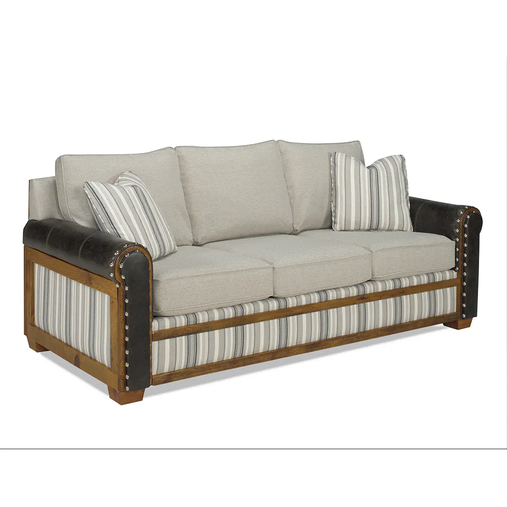 Green Gables Furniture 6071410-SF Remington Open Sofa Promo Coal Haze
