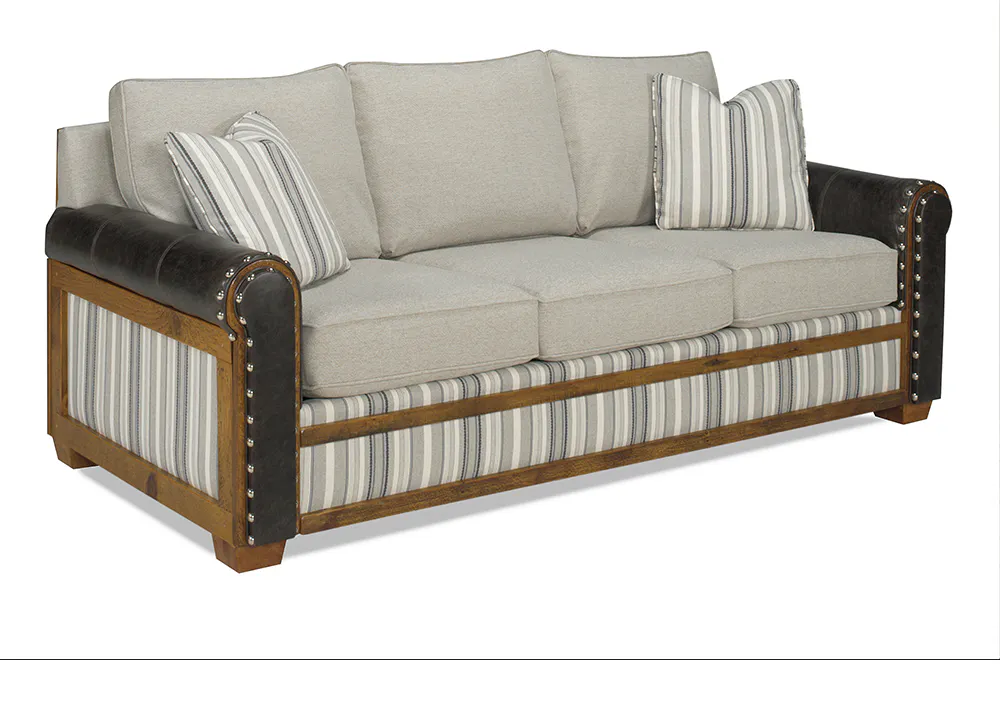 Green Gables Furniture 6071410-SF Remington Open Sofa Promo Coal Haze Green Gables Furniture 6071410-SF Remington Open Sofa Promo Coal Haze