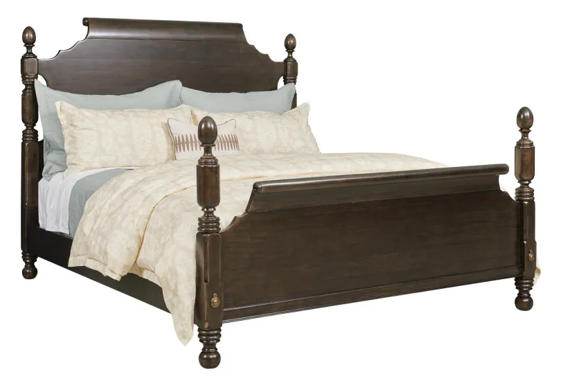 Kincaid Furniture 487-324BP Queen Brighton Poster Bed Black Kincaid Furniture 487-324BP Queen Brighton Poster Bed Black