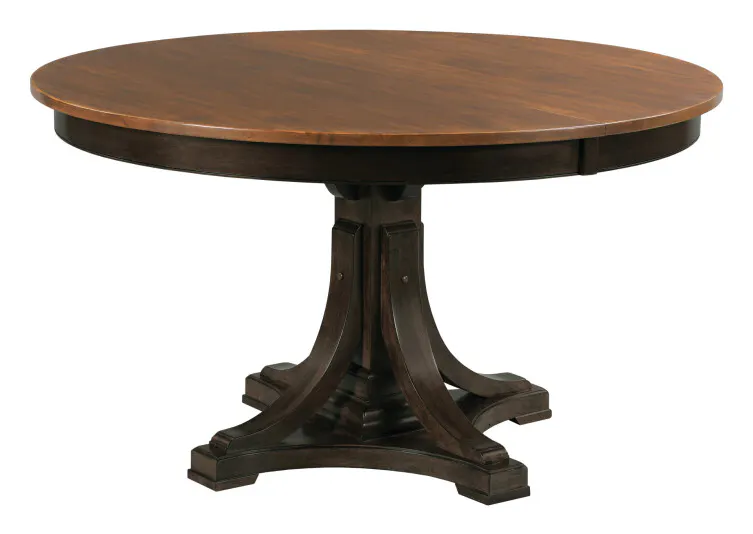 Kincaid Furniture 487-701BP Bromefield Round Dining Table Black Complete Kincaid Furniture 487-701BP Bromefield Round Dining Table Black Complete