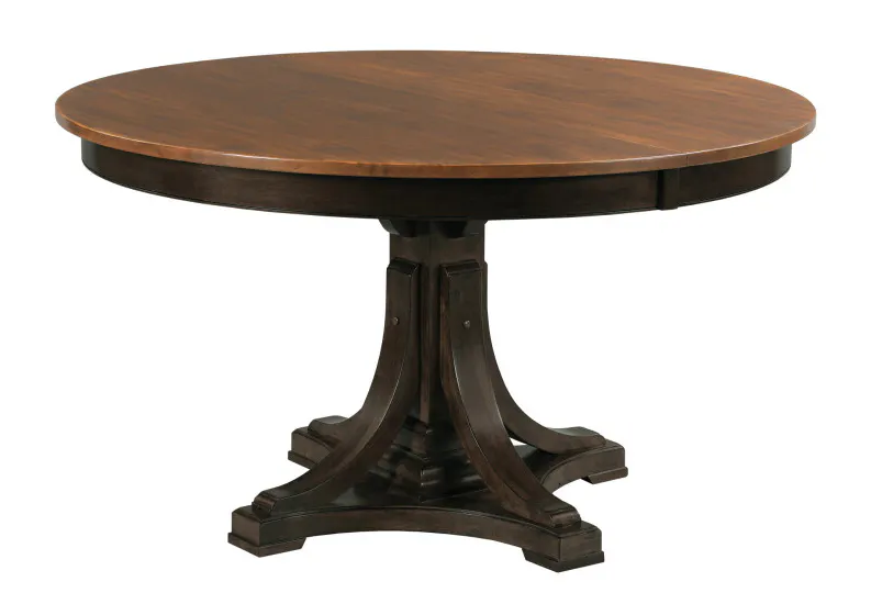 Kincaid Furniture 487-701BP Bromefield Round Dining Table Black Complete Kincaid Furniture 487-701BP Bromefield Round Dining Table Black Complete