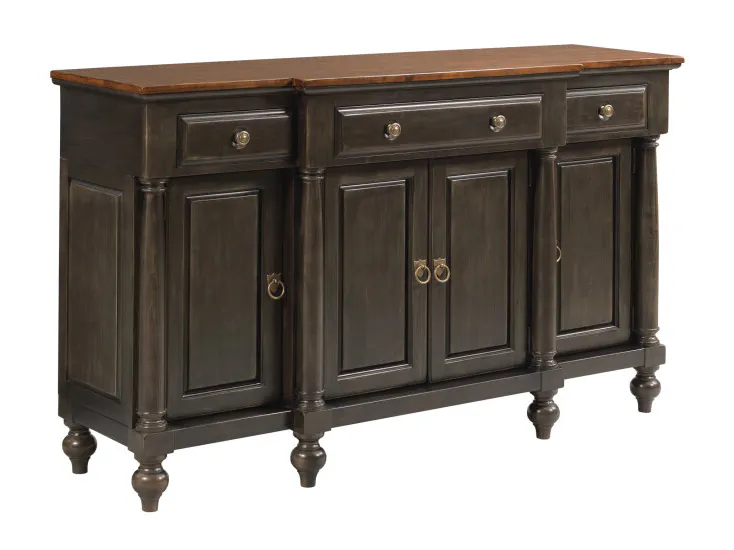 Kincaid Furniture 487-858B Harrison Credenza Black Kincaid Furniture 487-858B Harrison Credenza Black