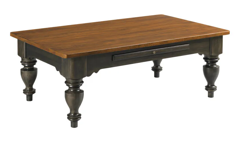 Kincaid Furniture 487-910B Kitridge Rectangular Coffee Table Black Kincaid Furniture 487-910B Kitridge Rectangular Coffee Table Black