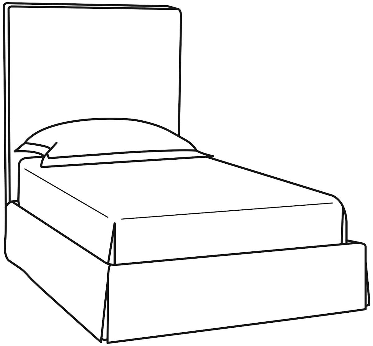 CR Laine BT101-S Carrie Short Twin Bed CR Laine BT101-S Carrie Short Twin Bed
