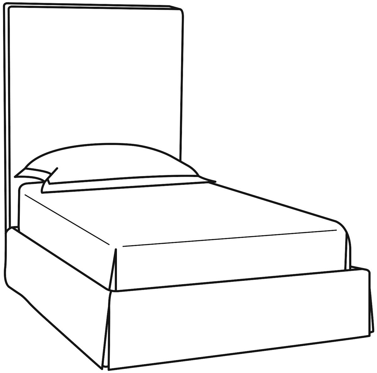 CR Laine BT101-T Carrie Tall Twin Bed CR Laine BT101-T Carrie Tall Twin Bed