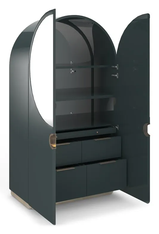Caracole Furniture CLA-024-053 Gelee Armoire Apatite Caracole Furniture CLA-024-053 Gelee Armoire Apatite